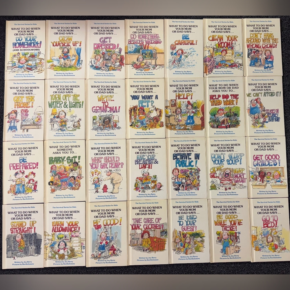 Vintage Kids Books. The Survival Series Collection Full Set - Joy Berry
